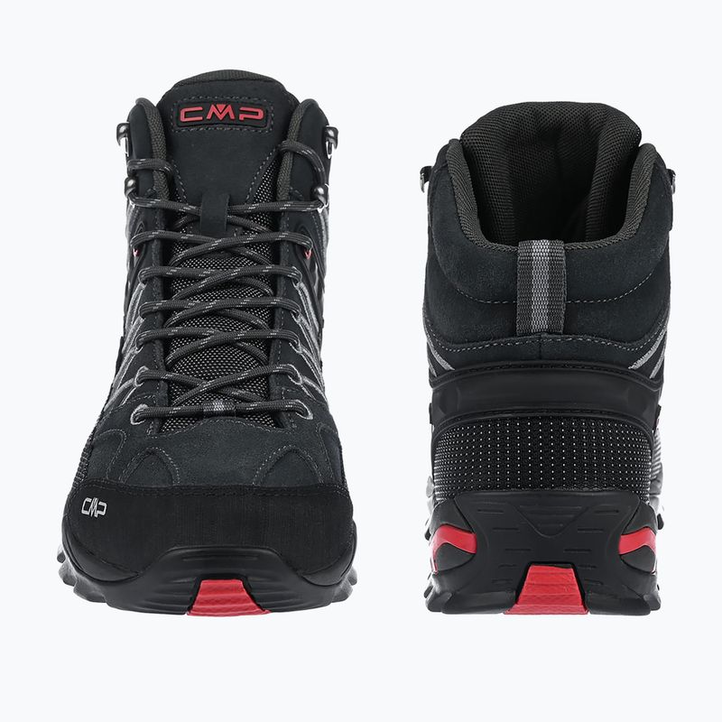 Férfi túracipő CMP Rigel Mid Wp titanium/ferrari 4