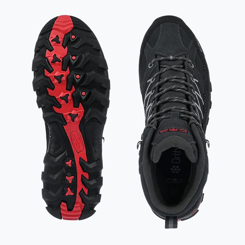 Férfi túracipő CMP Rigel Mid Wp titanium/ferrari 5