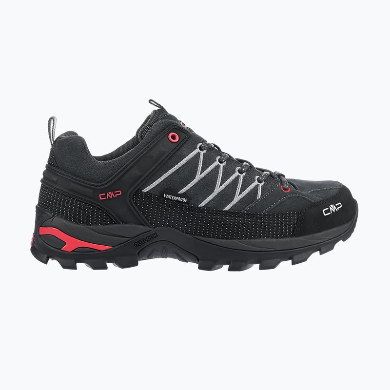 Férfi túracipő CMP Rigel Low titanium/ferrari red 2
