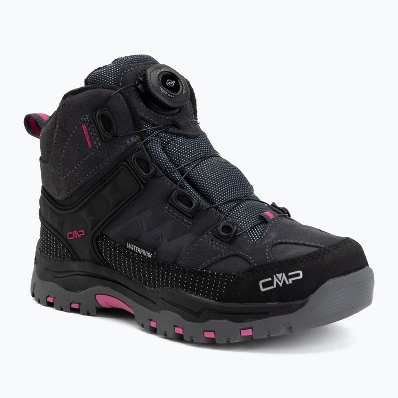 Gyermek túracipők CMP Kiruna Mid Fitgo Fleece Wp antracite/festival