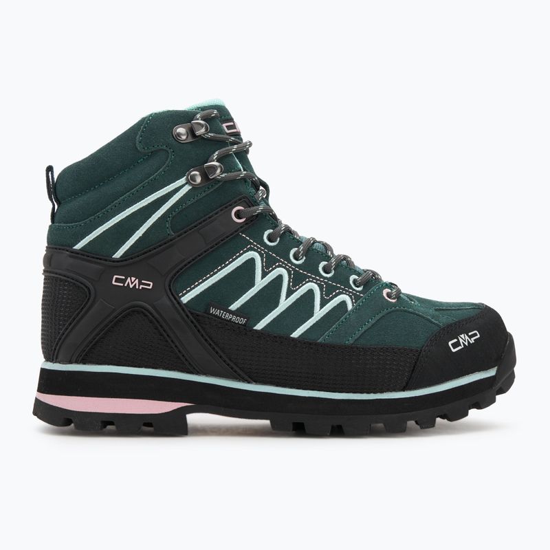 Női trekkingcipő CMP Moon Mid WP trek/green/pink 2