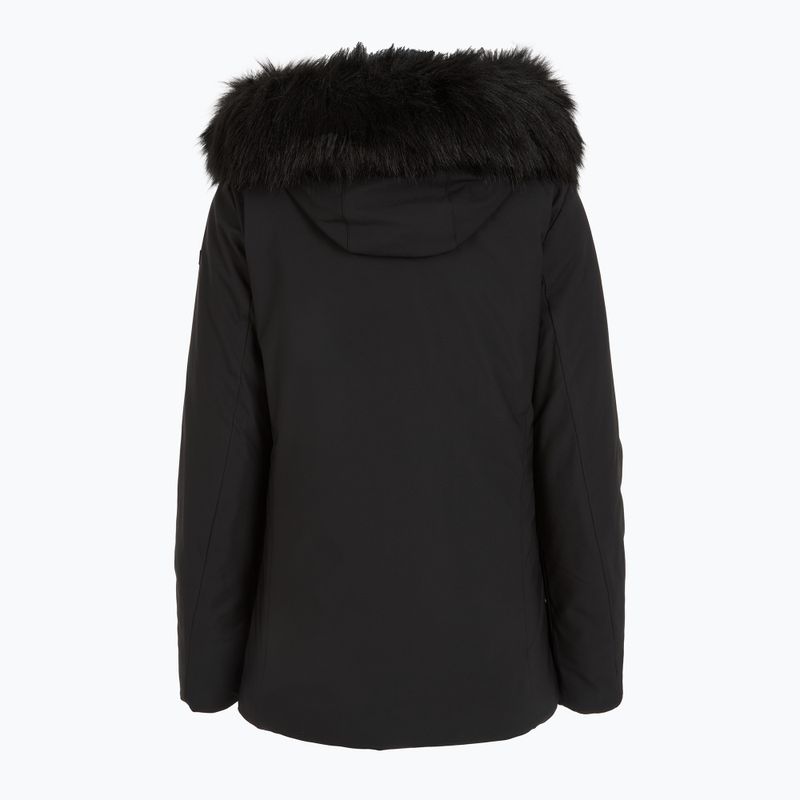 Női bélelt dzseki CMP 35K3626F Zip Hood Synthetic Fur black 2