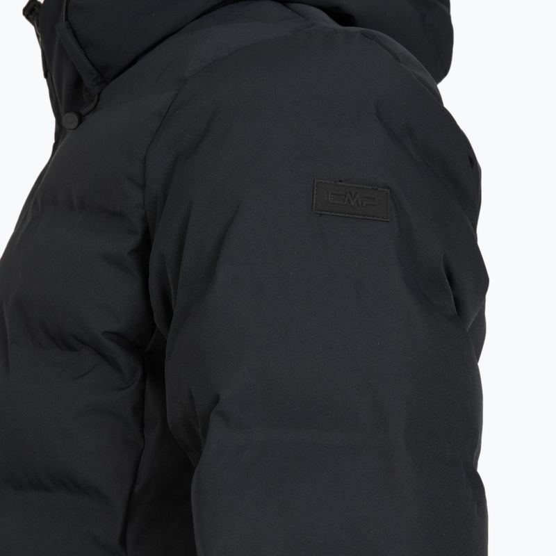 Férfi CMP 35K3697 Fix Hood fekete bélelt dzseki 4