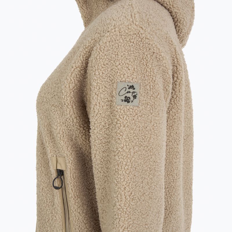Női pulóver CMP 35P3856 Long Teddy Highloft cookie 3