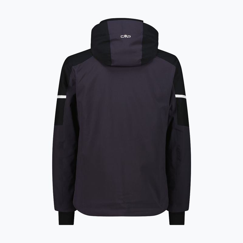 Férfi sídzseki CMP 35W0077 Zip Hood anthracite 2