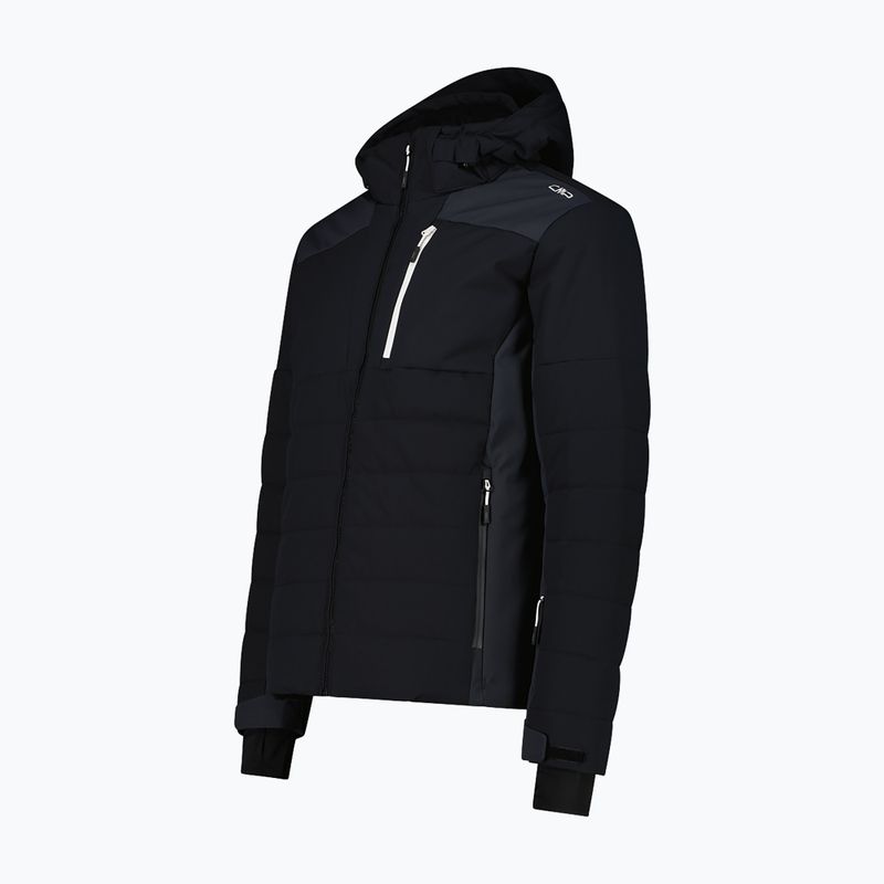 Férfi sídzseki CMP 35W0127 Zip Hood black 3