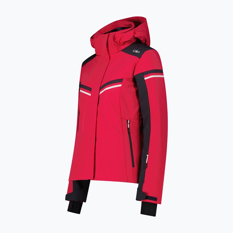 Női sídzseki CMP 35W0196 Zip Hood carmine 3