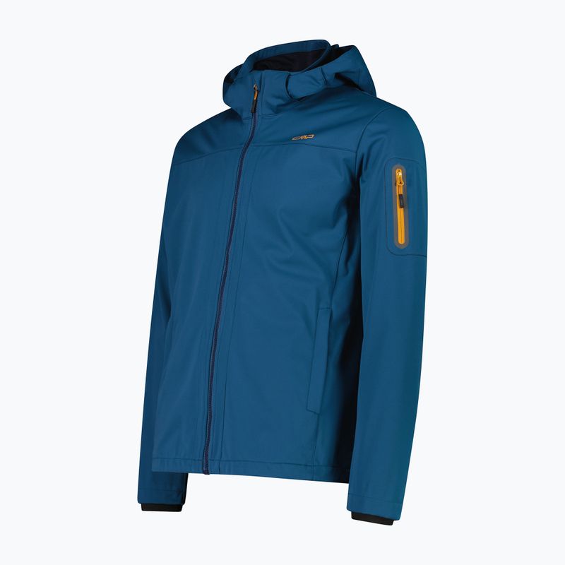 Férfi softshell dzseki CMP 39A5027 Zip Hood petroleum 3