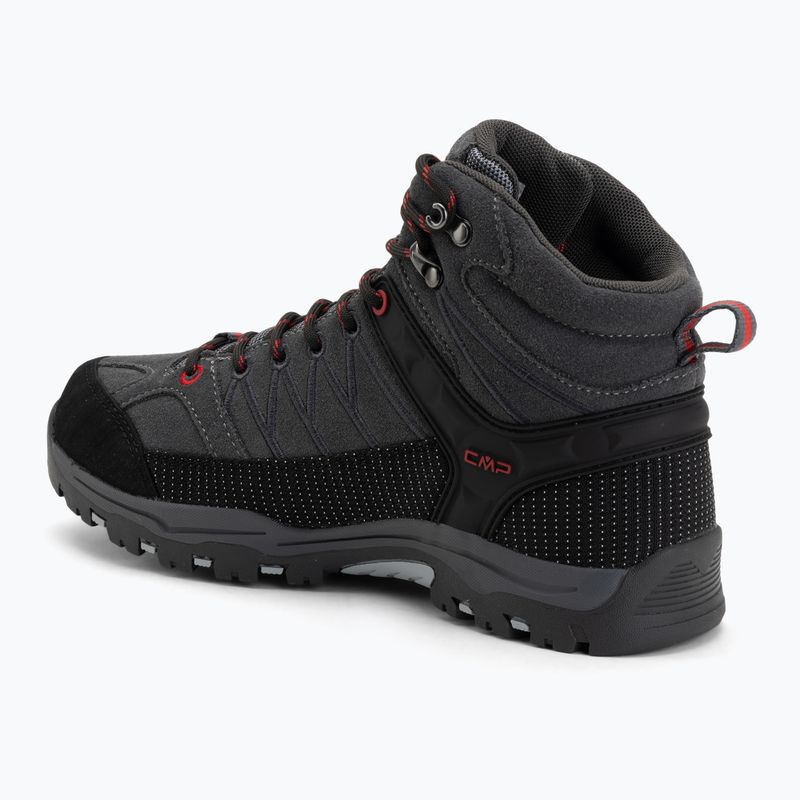Gyerek túrabakancs CMP Rigel Mid Wp grey/ferrari 3