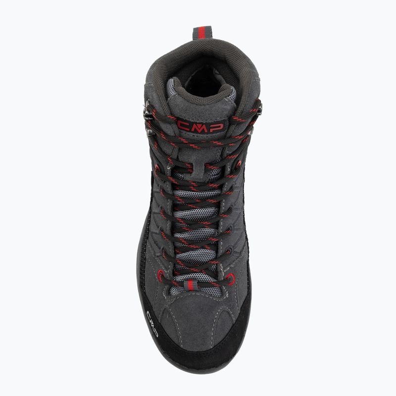 Gyerek túrabakancs CMP Rigel Mid Wp grey/ferrari 5