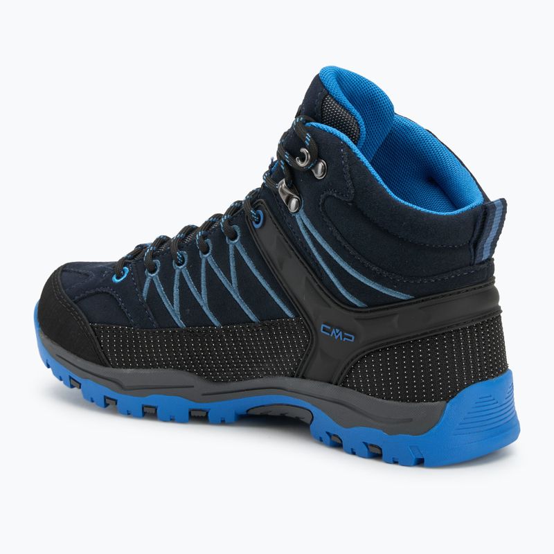 Gyerek túracipő CMP Rigel Mid Wp blue/bluestone/royal blue 3
