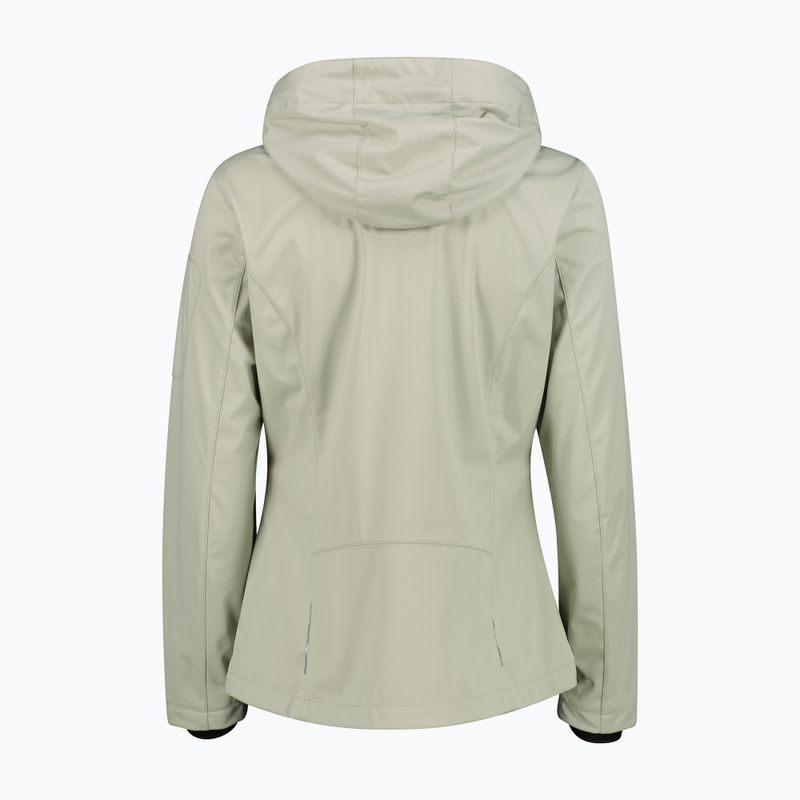 Női softshell dzseki CMP 39A5016 Zip Hoodie pistachio 2