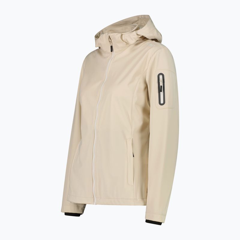 Női softshell dzseki CMP 39A5016 Zip Hood cream 3
