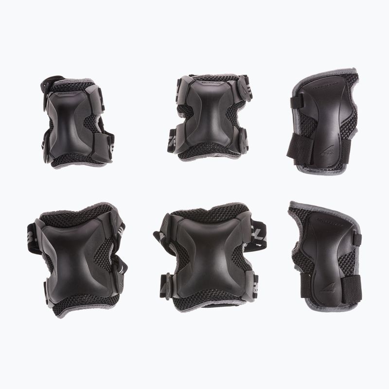 Rollerblade X-Gear férfi protektorok 3 csomagban fekete 067P0100 100 7