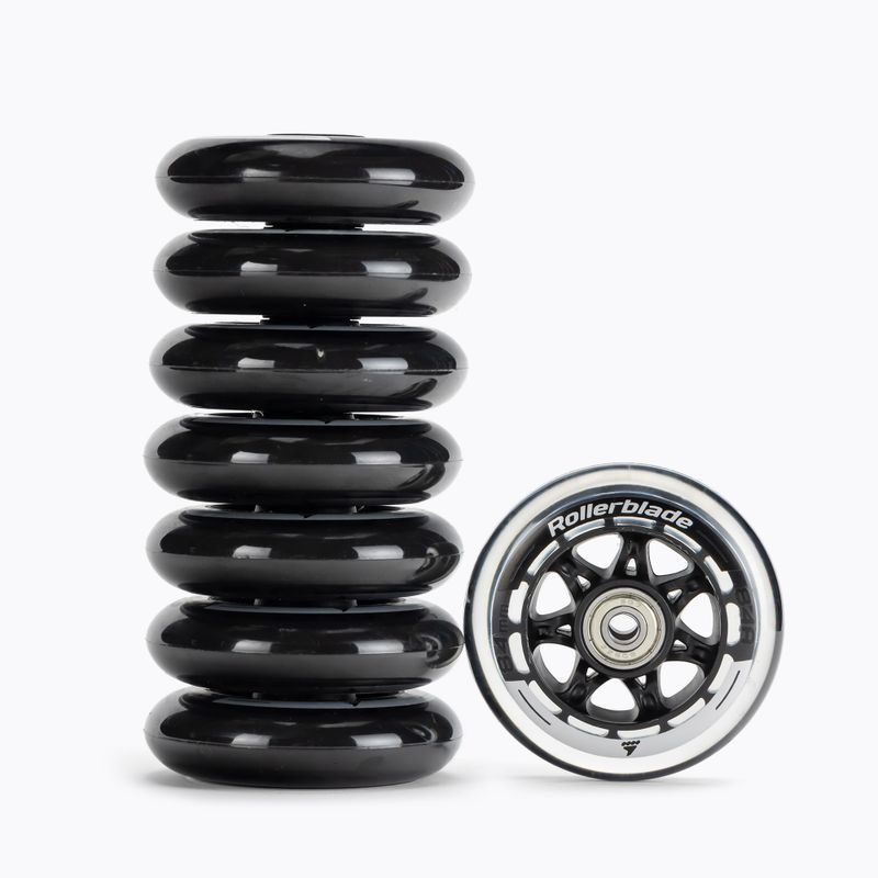 Rollerblade görkorcsolya kerekek 84/84A+SG7+8mmsp 8 db fekete 06951200000