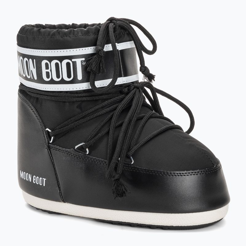 Női Moon Boot Icon Low Nylon hócsizma fekete
