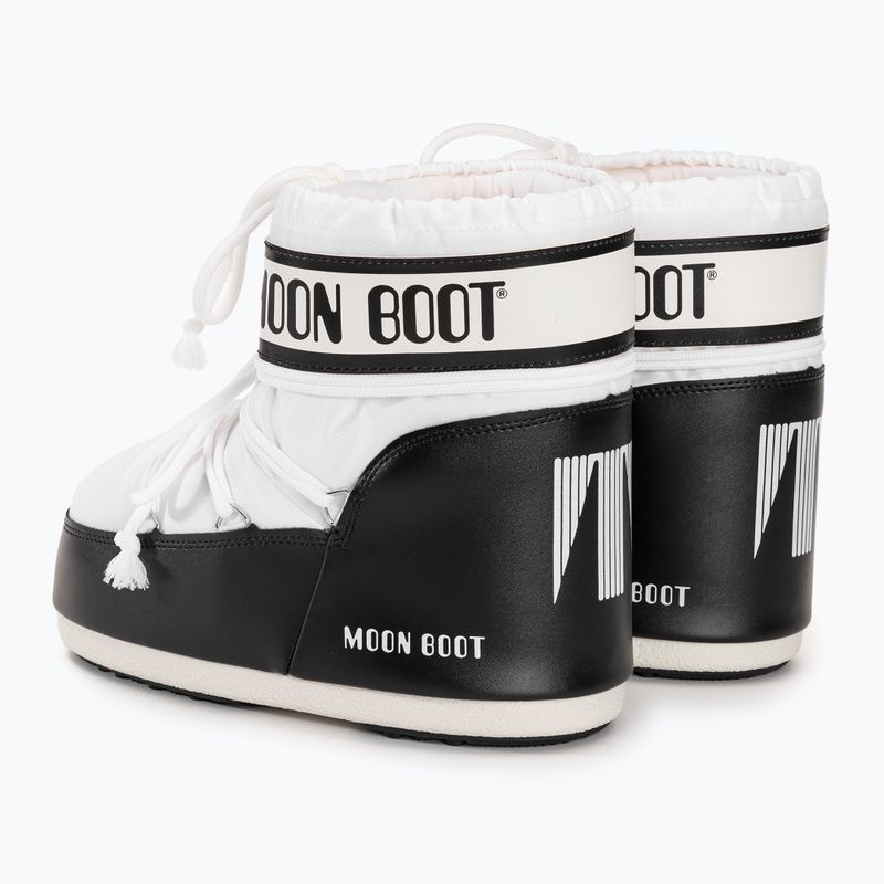 Női Moon Boot Icon Low Nylon fehér hócsizma 3