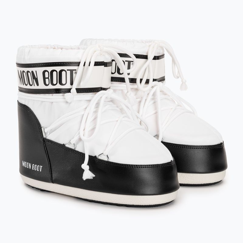 Női Moon Boot Icon Low Nylon fehér hócsizma 4