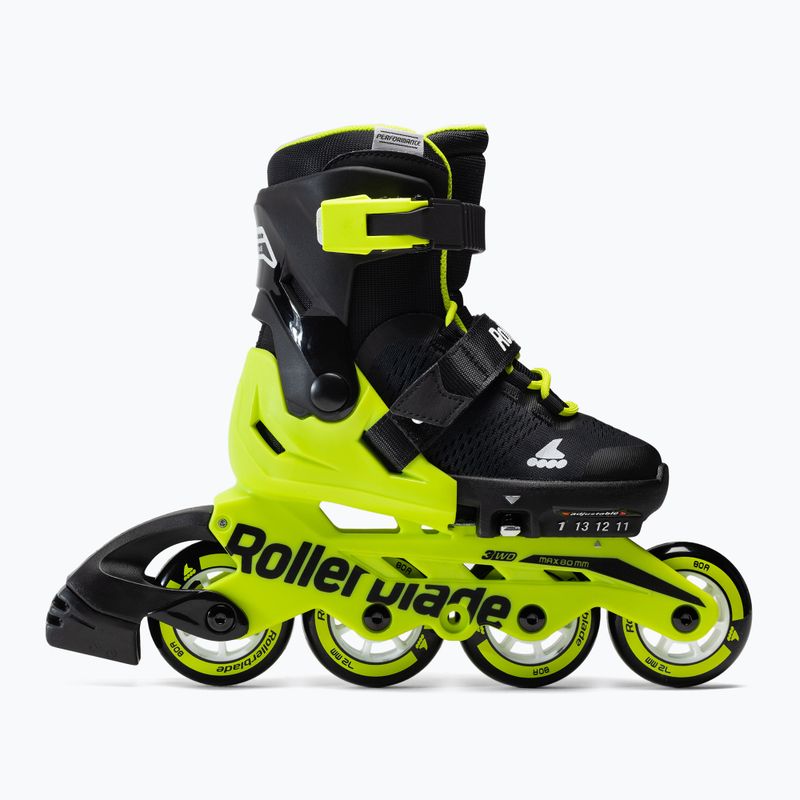 Rollerblade Microblade gyermek korcsolya fekete/sárga 7101700215 2