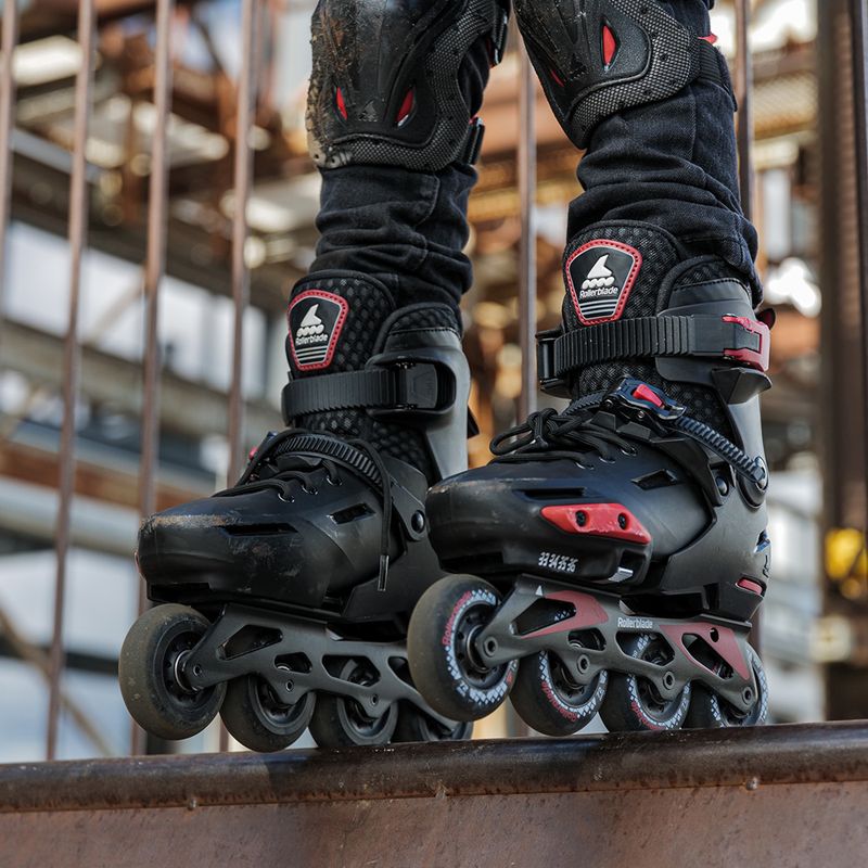 Rollerblade Apex fekete 07102600 100 gyermek korcsolya 10