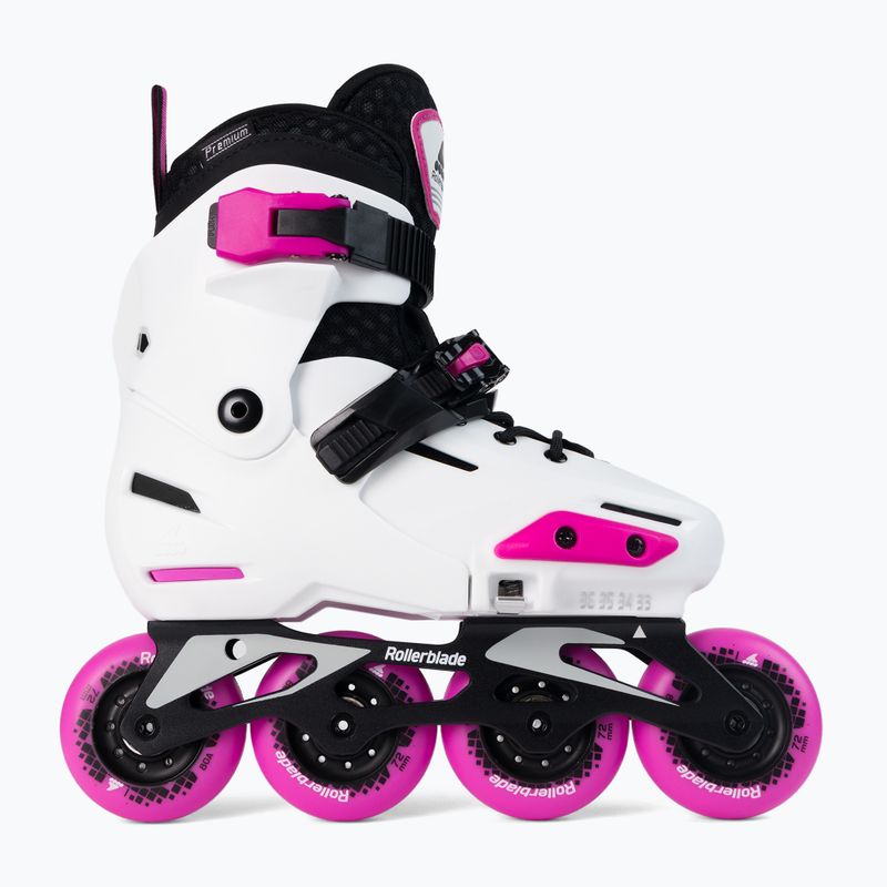 Rollerblade Apex G gyermek korcsolya fehér 07102700 T1C 4