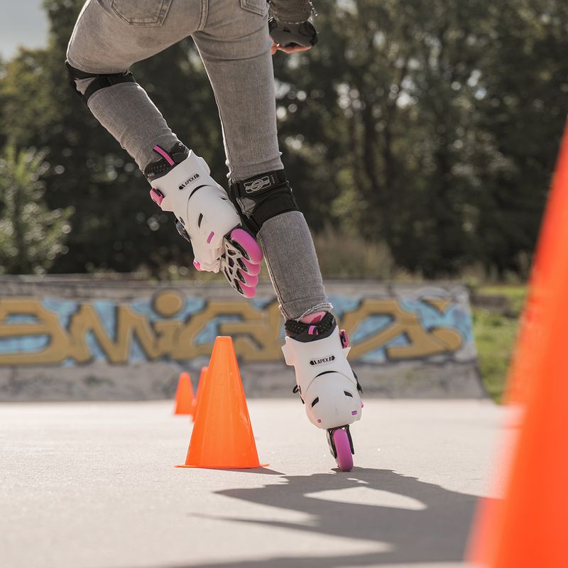 Rollerblade Apex G gyermek korcsolya fehér 07102700 T1C 21