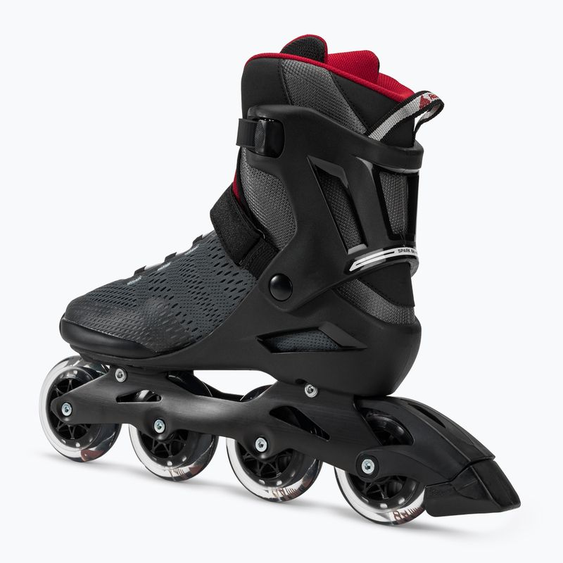 Férfi Rollerblade Spark 84 sötétszürke/piros görkorcsolya görkorcsolya 3