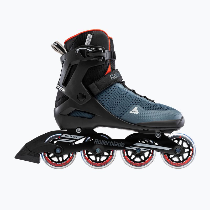 Férfi görkorcsolya Rollerblade Sirio 80 orion blue/spicy orange 2