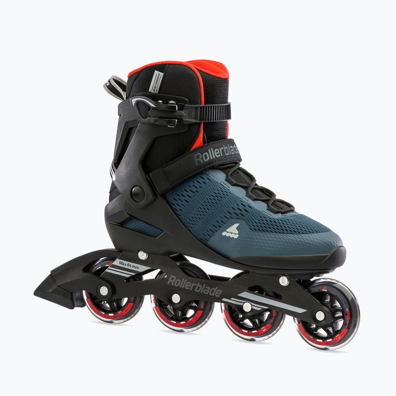 Férfi görkorcsolya Rollerblade Sirio 80 orion blue/spicy orange 4