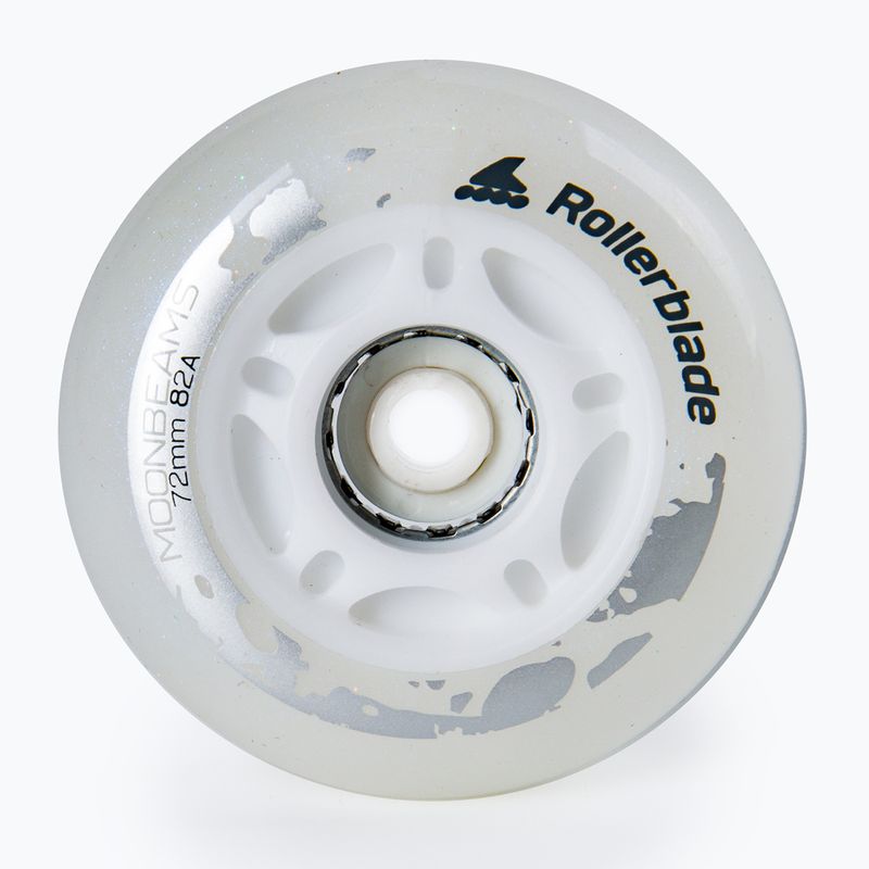 Rollerblade Moonbeams Led kerekek 80/82A 4 db fehér 06120000 101 2