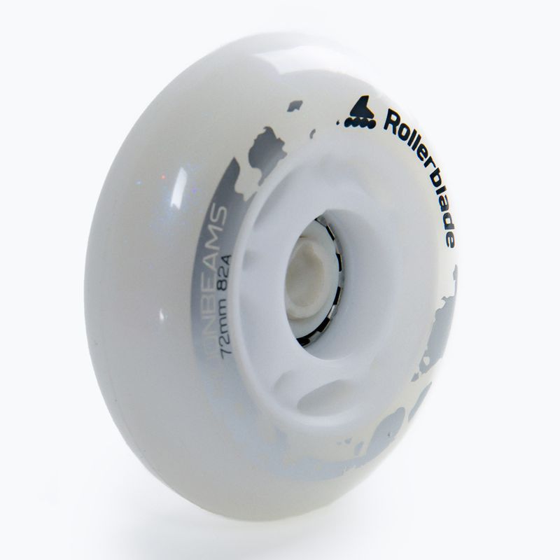 Rollerblade Moonbeams Led kerekek 80/82A 4 db fehér 06120000 101 3