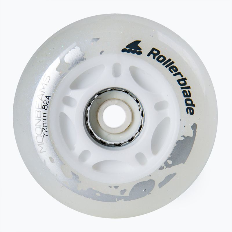 Rollerblade Moonbeams Led kerekek 72/82A 4 db fehér 06130000 101 2