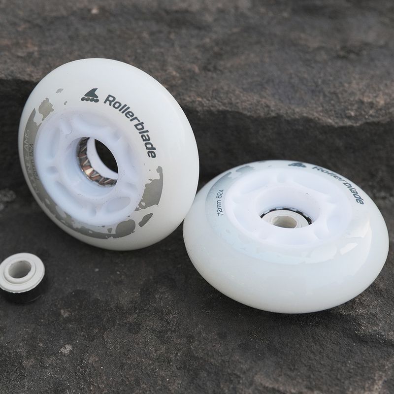 Rollerblade Moonbeams Led kerekek 72/82A 4 db fehér 06130000 101 5