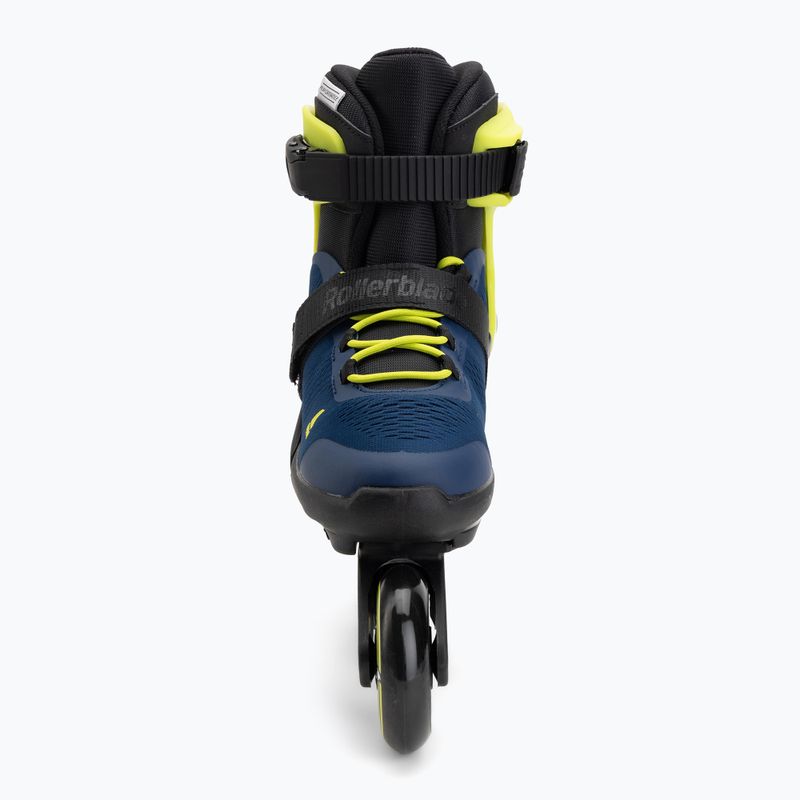 Rollerblade Microblade 3WD Jr gyerek görkorcsolya kék királykék/lime 4