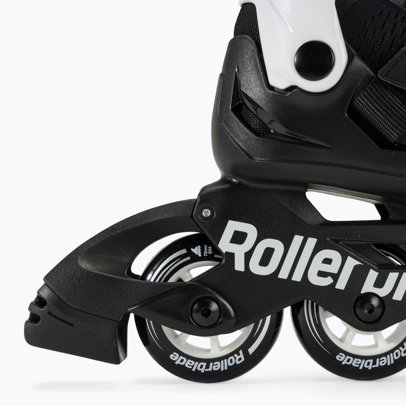 Gyerek görkorcsolya Rollerblade Microblade black/white 8
