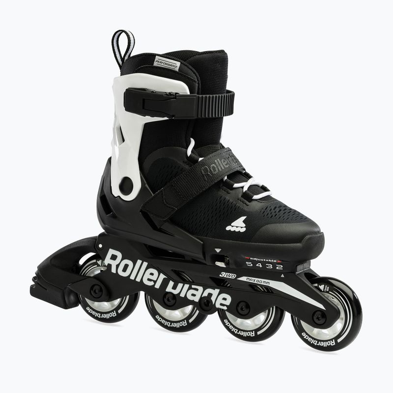 Gyerek görkorcsolya Rollerblade Microblade black/white 9