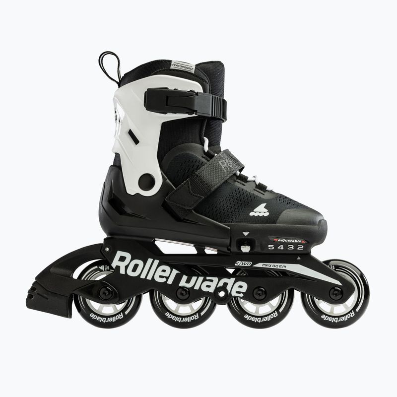 Gyerek görkorcsolya Rollerblade Microblade black/white 11