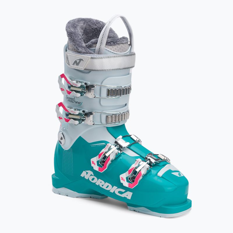 Nordica Speedmachine J4 gyermek sícipő kék-fehér 050736003L4