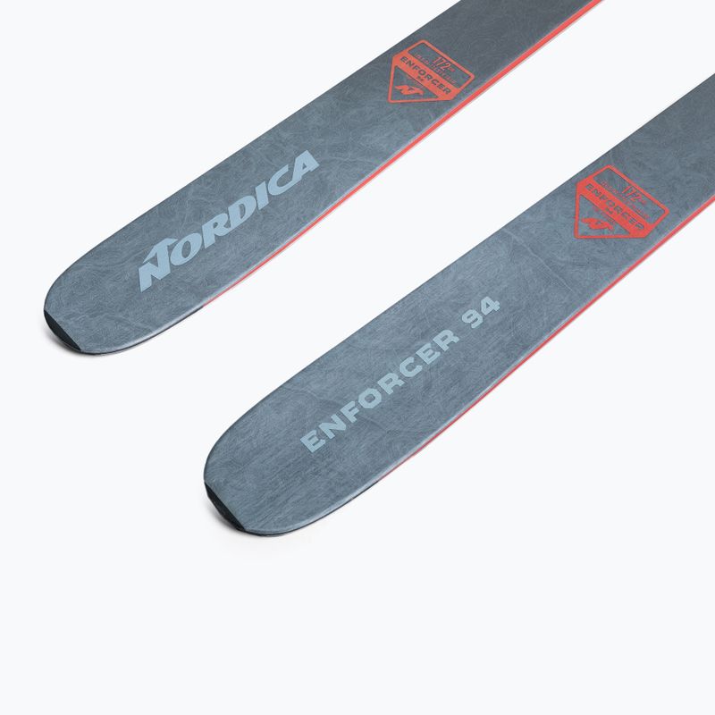 Nordica ENFORCER 94 lapos szürke-piros lesiklás síléc 0A230800001 6