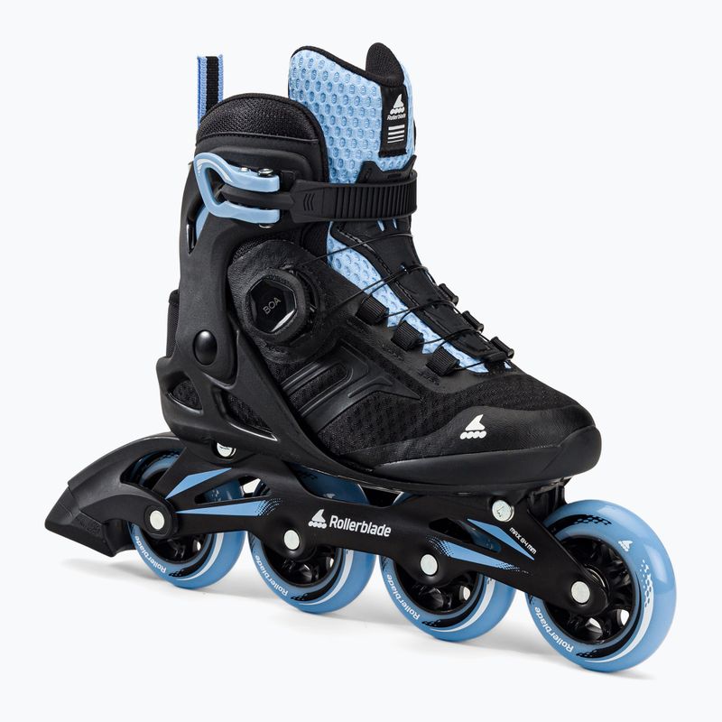 Női Rollerblade Macroblade 84 BOA fekete-kék görkorcsolyák 07370700092