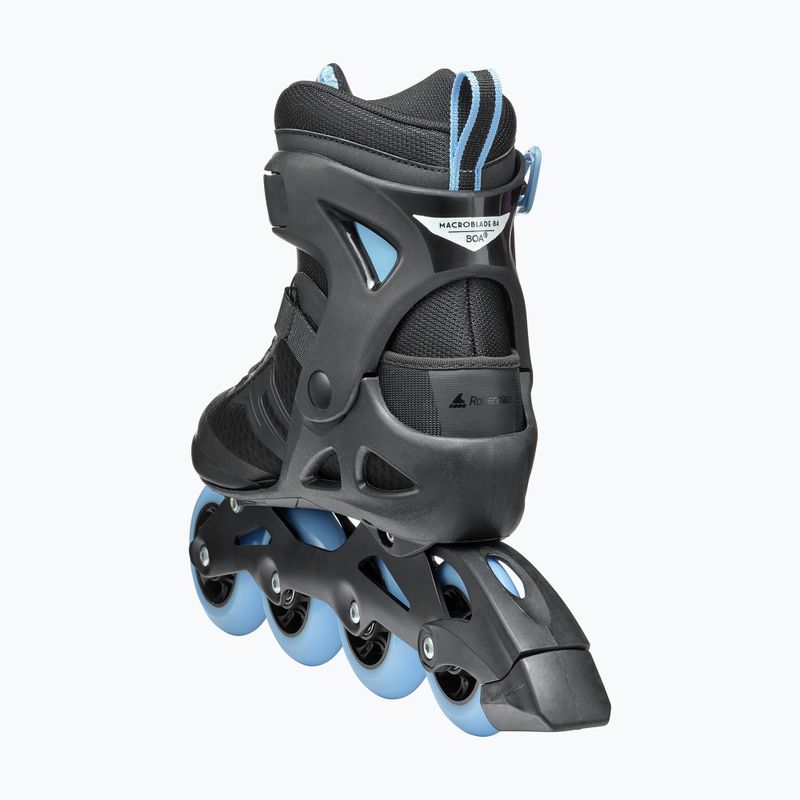 Női Rollerblade Macroblade 84 BOA fekete-kék görkorcsolyák 07370700092 11