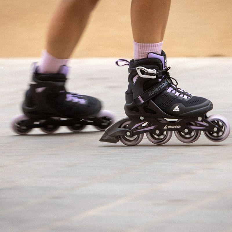 Rollerblade Macroblade 84 női görkorcsolya fekete és lila 07370900 14