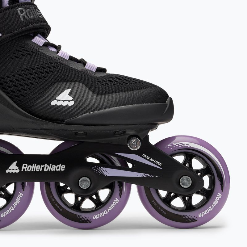 Rollerblade Macroblade 84 női görkorcsolya fekete és lila 07370900 6