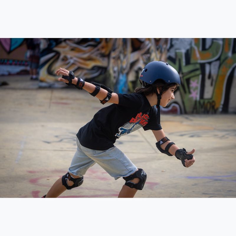 Rollerblade Fury Combo Jr fekete/piros gyerek görkorcsolya védőkkel 7
