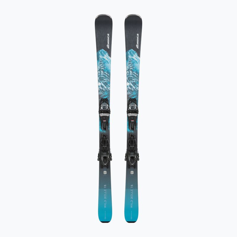 Női alpesi síléc Nordica Wild Belle 78 + síléckötések TP2COMP10 FDT anthracite/aqua