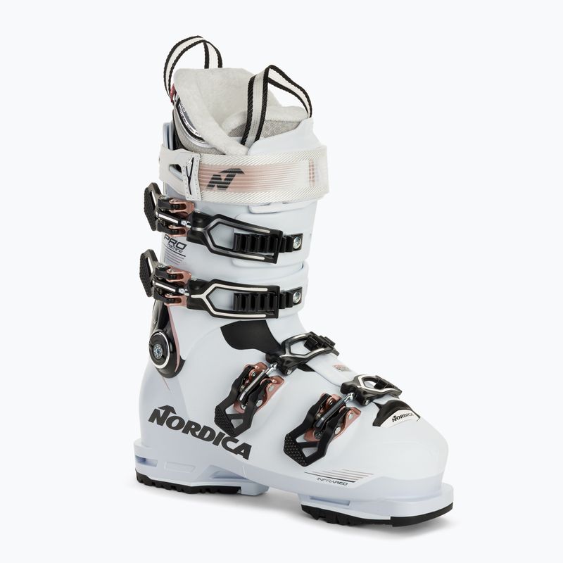 Női síbakancs Nordica Pro Machine 105 W GW fehér/fekete/rózsaszín