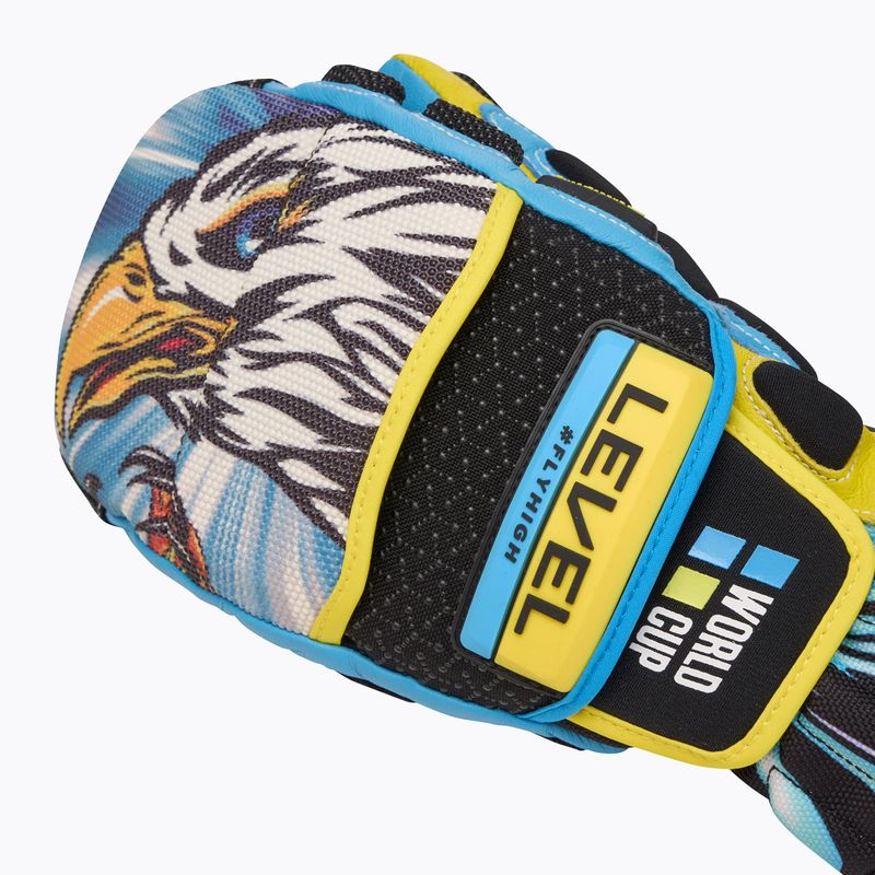 Síkesztyű Level Worldcup CF Mitt yellow/blue 6