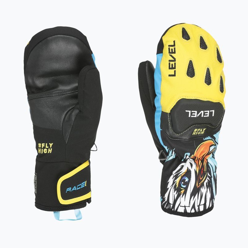 Level Race Replica Mitt síkesztyűk yellow/blue