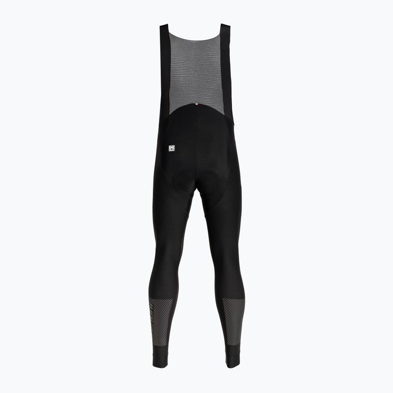 Férfi Santini Adapt Bib Tights fekete 1W1190C3ADAPT kerékpáros nadrágok 2