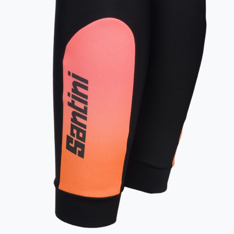 Férfi Santini Command Super Warm kerékpáros nadrág fekete 2W1180NATCOMM 3